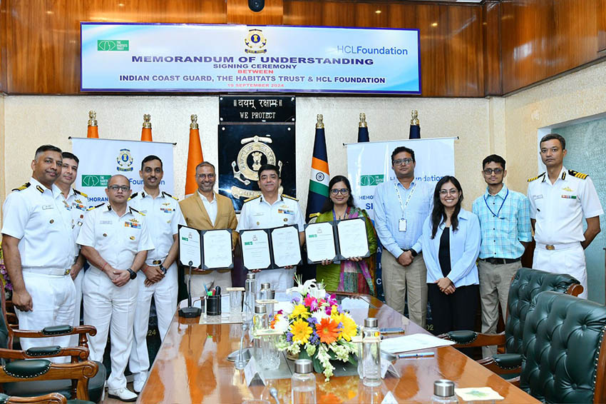 Indian Coast Guard inks MoU for marine conservation