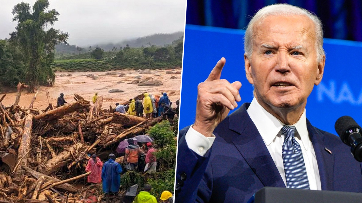 uspresidentjoebidenexpressescondolencesonlandslidesinwayanadkerala