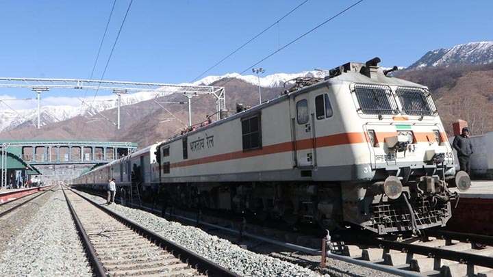 Final trial run on Katra-Budgam railway track of USBRL completed