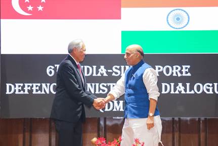 Defence Minister of Singapore acknowledges that India is a strategic voice for Asia’s peace and stability