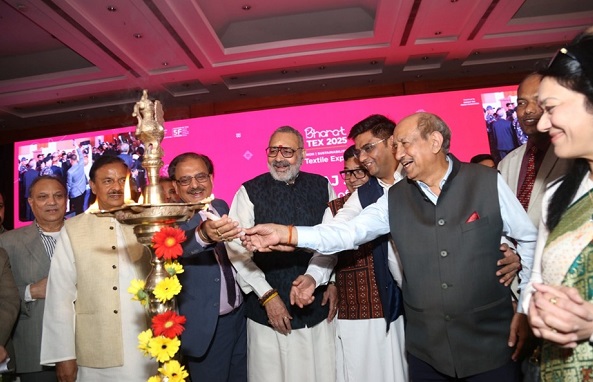 Union Minister Giriraj Singh Inaugurates Bharat TEX 2025