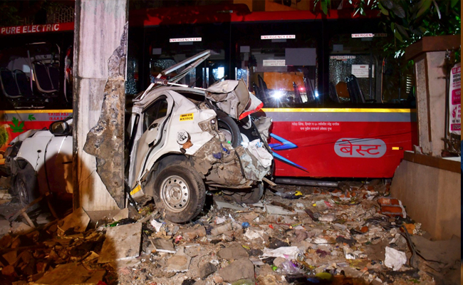 Mumbai BEST bus crash: Driver arrested