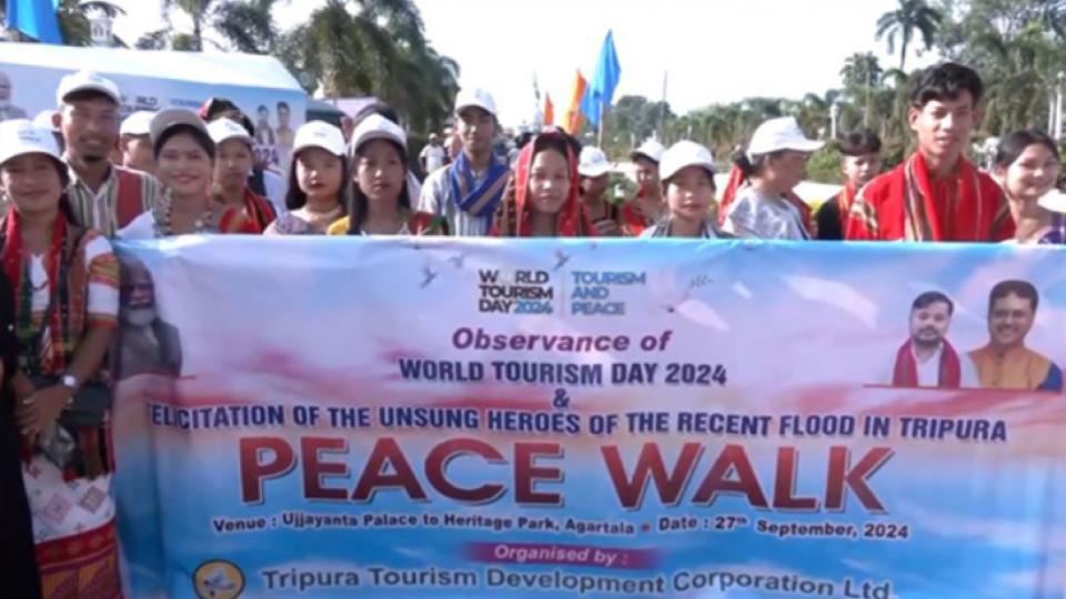 Cycle rally and peace walk flagged off by Tripura Governor 