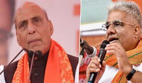 BJP Appointed Union Ministers Rajnath Singh & Bhupender Yadav As Central Observers To Elect Legislature Party Leader In Odisha