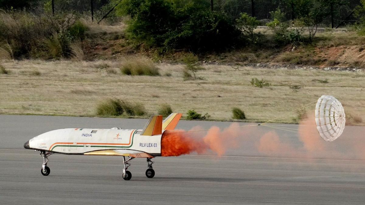 ISRO Successfully Conducts Third And Final ‘Pushpak’ Reusable Launch Vehicle Landing Experiment