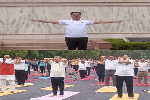 Delhi Ministers & Officials Lead International Day Of Yoga Celebrations Across The Capital