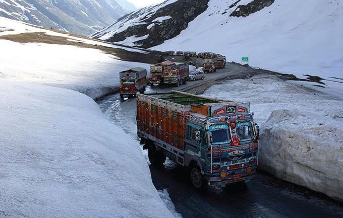 Zojila Pass NH1 Srinagar-Leh Highway remains open during February for the first time ever