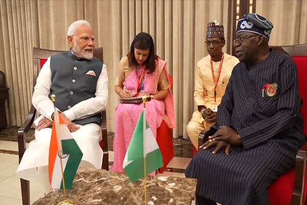 PM Modi and Nigerian President Bola Ahmed Tinubu hold talks in Abuja