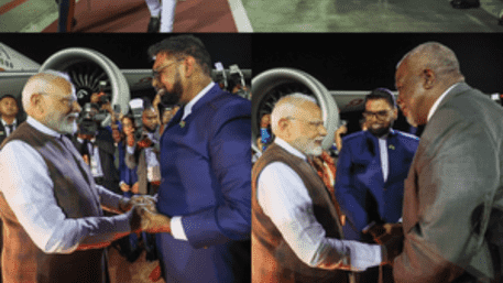 PM Modi reaches Guyana 