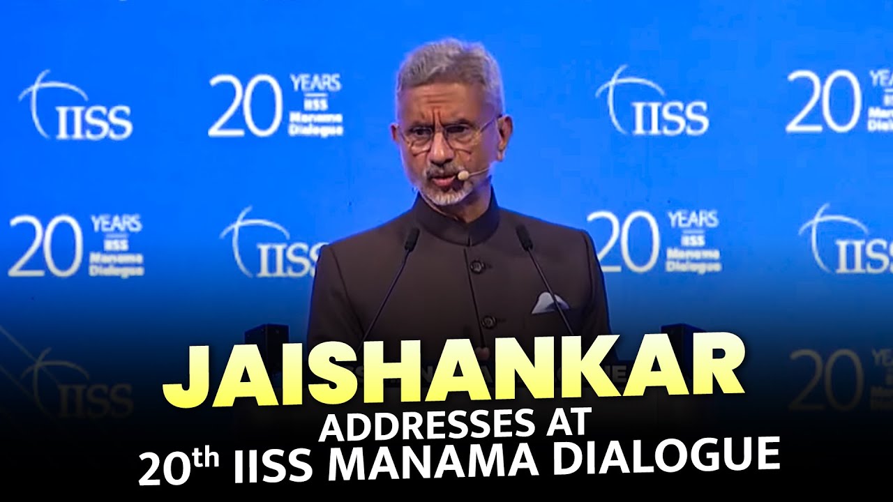 EAM Jaishankar presents India’s comprehensive strategy for West Asia at Manama Dialogue