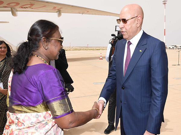 President Droupadi Murmu holds talks with her Mauritanian counterpart Mohammed Ould Ghazouani