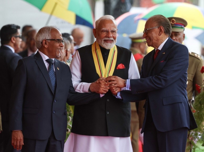 Mauritius President confers highest civilian award on Prime Minister Narendra Modi