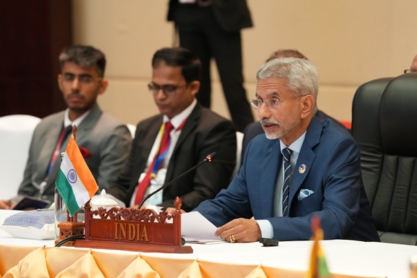 EAM Addresses Opening Session Of ASEAN-India Foreign Ministers Meeting In Vientiane 
