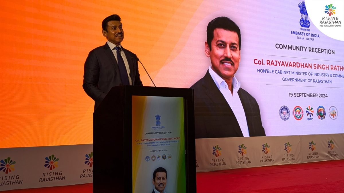 Rajasthan Minister Col. Rajyavardhan Rathore Leads Investors’ Roadshow in Qatar 