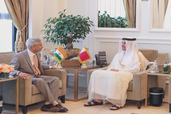 EAM S Jaishankar Meets Qatar Prime Minister