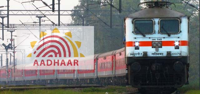 aadhaarmustforonlinerailwayticketbooking