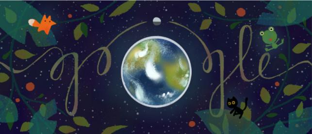 doyourbitsavetheplanet:googlesearthdaydoodle